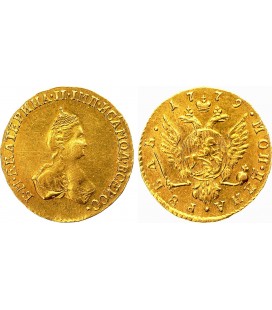 1 рубль 1779 года золото